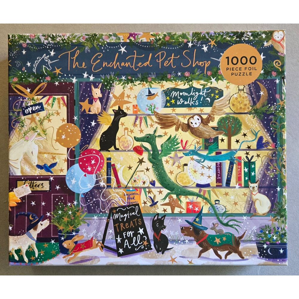 Good Puzzle Company Enchanted Pet Shop 1000 pc Samantha Neville Complete